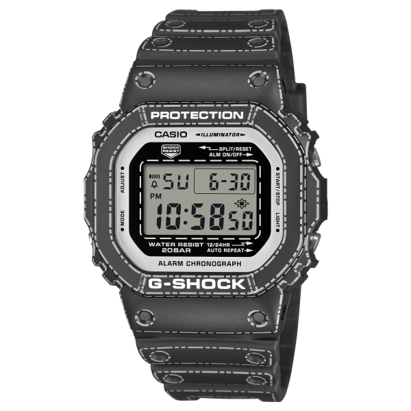 Casio G-SHOCK Herrenuhr Digital Schwarz Licht DW-5600RGM-1ER