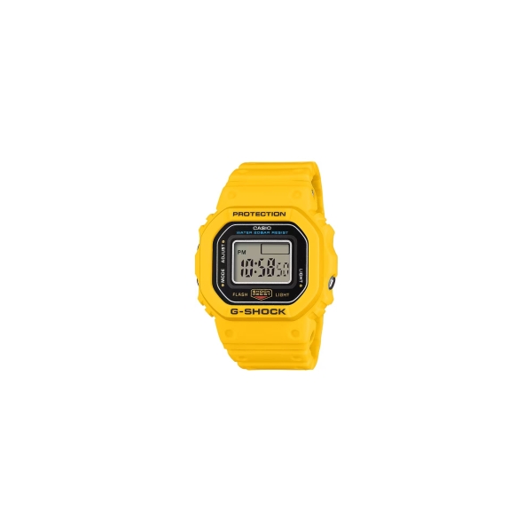 Casio G-SHOCK Ring Uhr Digital 20BAR Licht Stopp Gelb DWN-5600-9ER