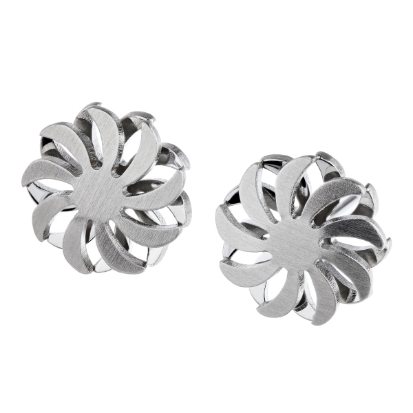 Ernstes Design Damen Ohrringe Ohrstecker Blüte Blume Edelstahl E747