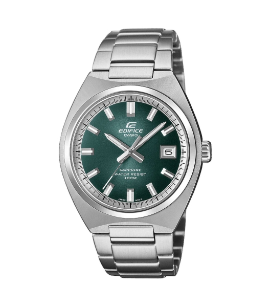 Casio Edifice Herrenuhr Saphirglas Datum 10BAR 38mm Grün EFB-109D-3AVEF