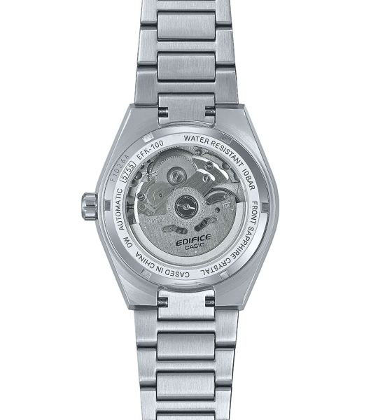 Casio Edifice Herrenuhr Automatik Saphirglas 10BAR Schwarz EFK-100CD-1AER