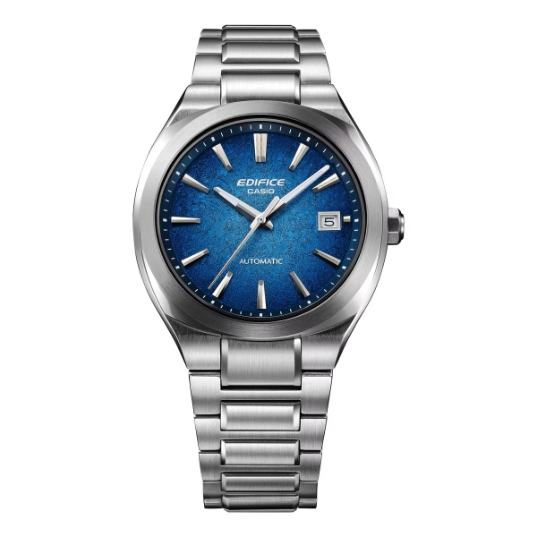 Casio Edifice Herrenuhr Automatik Saphirglas Blau 38mm EFK-200D-2AER