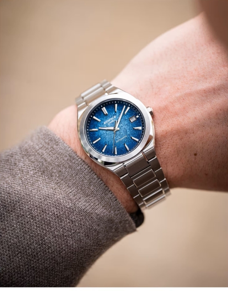 Casio Edifice Herrenuhr Automatik Saphirglas Blau 38mm EFK-200D-2AER
