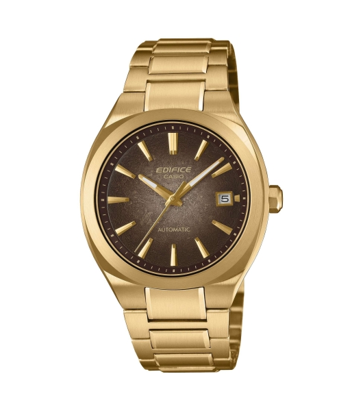 Casio Edifice Herrenuhr Automatik Saphirglas Goldfarben 38mm EFK-200DG-5AER
