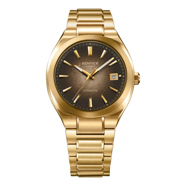 Casio Edifice Herrenuhr Automatik Saphirglas Goldfarben 38mm EFK-200DG-5AER