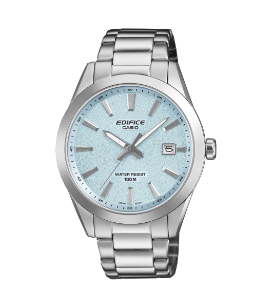 Casio Edifice Herrenuhr Edelstahl Datum 10BAR Blau 40mm EFV-160D-2BVEF