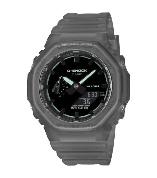 Casio G-SHOCK Herrenuhr Licht Transparent Schwarz GA-2100K-1AER