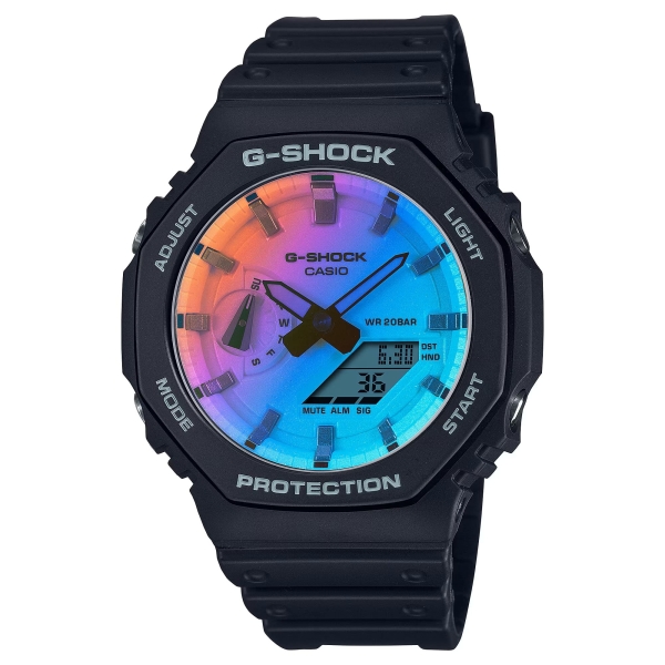 Casio G-SHOCK Herrenuhr Analog-Digital Schwarz 20BAR GA-2100SR-1AER