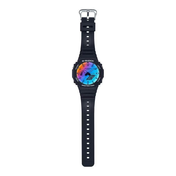 Casio G-SHOCK Herrenuhr Analog-Digital Schwarz 20BAR GA-2100SR-1AER