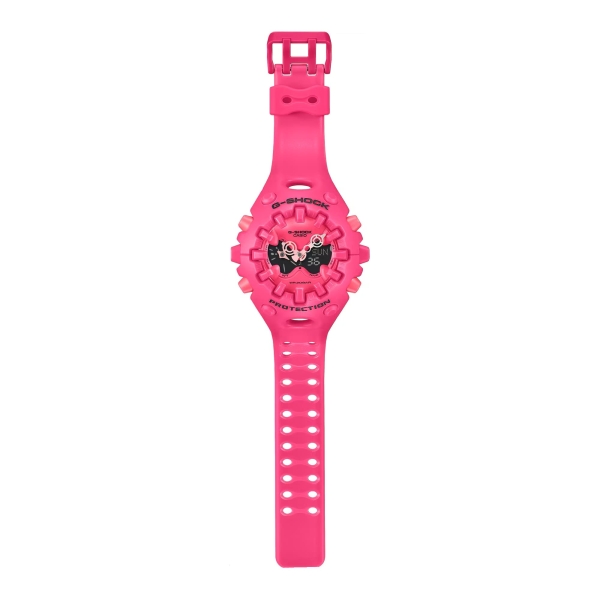 Casio G-SHOCK Herrenuhr Analog-Digital Pink Groß 56mm GA-V01-4AER