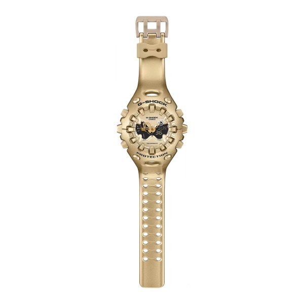 Casio G-SHOCK Herrenuhr Goldfarben Groß 56mm GA-V01A-9AER