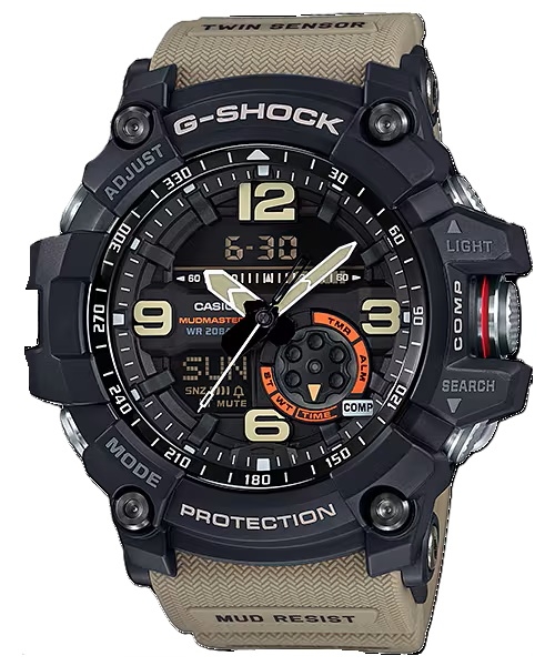 Casio G-SHOCK Pro Herrenuhr Mudmaster Kompass Beige GG-1000-1A5ER