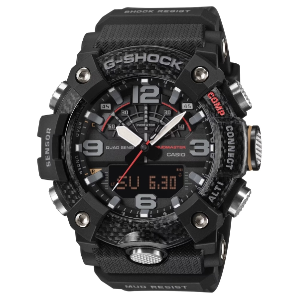 Casio G-SHOCK Pro Uhr Mudmaster Quad Sensor Schwarz GG-B100X-1AER