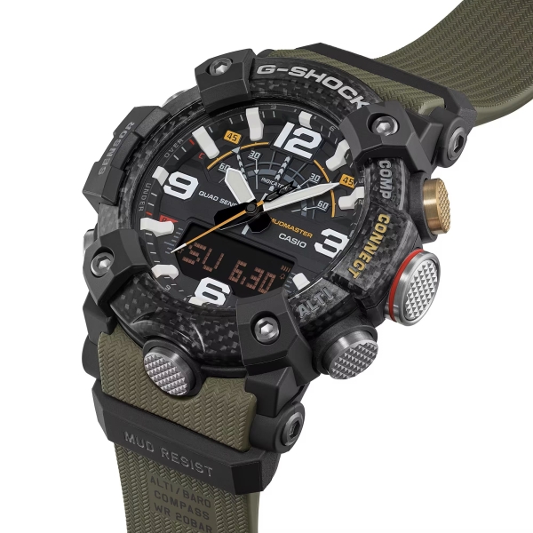 Casio G-SHOCK Pro Uhr Mudmaster Quad Sensor Grün GG-B100X-1A3ER