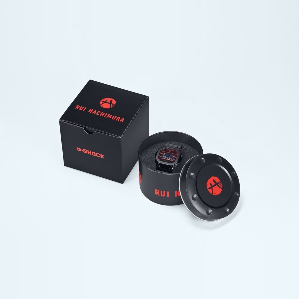 Casio G-SHOCK x RUI HACHIMURA Herrenuhr Schwarz Digital GM-5600RH-1ER