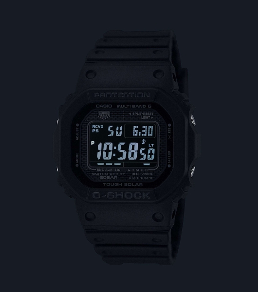 Casio G-SHOCK Herrenuhr Funk Solar Digital Schwarz GW-5000HS-1ER