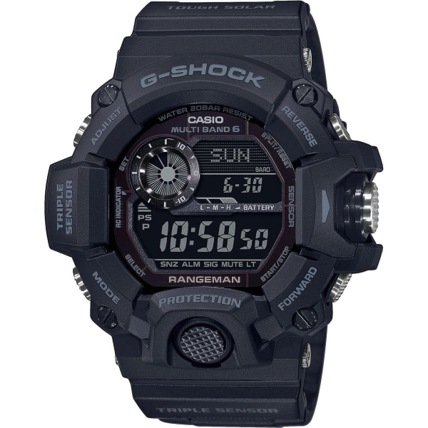 Casio G-SHOCK Pro Rangeman Herrenuhr Funk Solar Digital Schwarz GW-9400-1BER