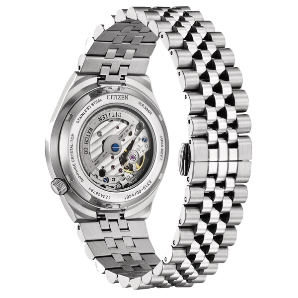 Citizen Herrenuhr Automatik TSUYOSA 60 Saphirglas Schwarz 40mm NK0020-55E
