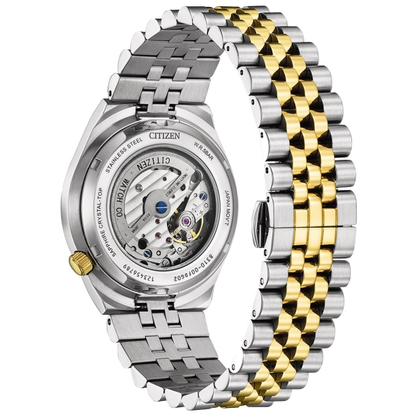 Citizen Herrenuhr Automatik TSUYOSA 60 Saphirglas Bicolor 40mm NK0024-54X