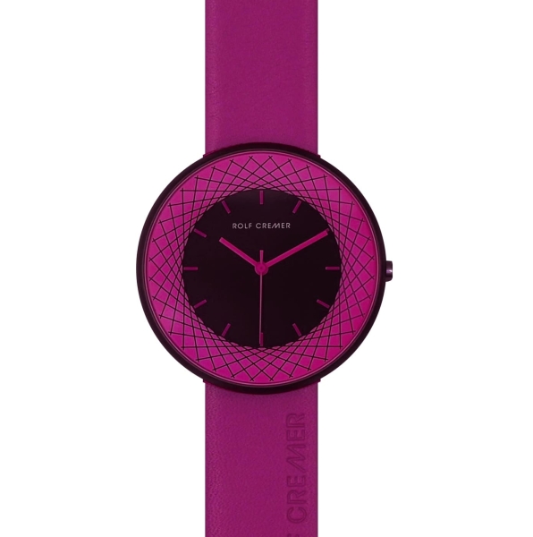 Rolf Cremer Damenuhr Spider Gent Quarz Pink 42mm 508613