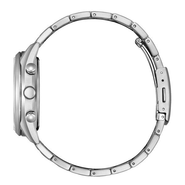 Citizen Herrenuhr Chronograph Eco-Drive Solar Grün 10BAR CA0459-79X