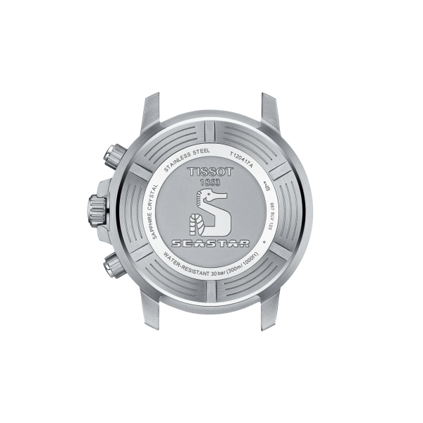 Tissot Herrenuhr Seastar 1000 Chrono Grün Saphirglas T120.417.11.091.01