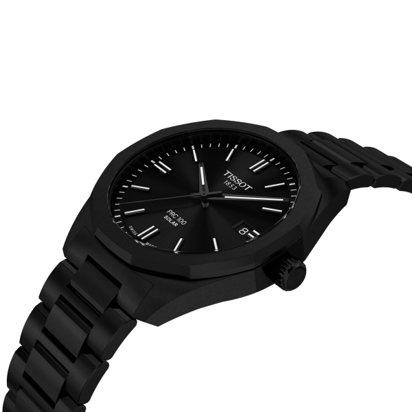 Tissot Herrenuhr PRC 100 Solar Saphirglas 39mm Schwarz T151.422.33.051.00