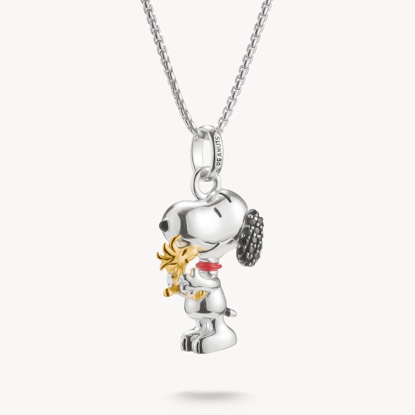 THOMAS SABO x Peanuts™ Snoopy & Woodstock Halskette 925er Silber KE2345-565-7-L50V