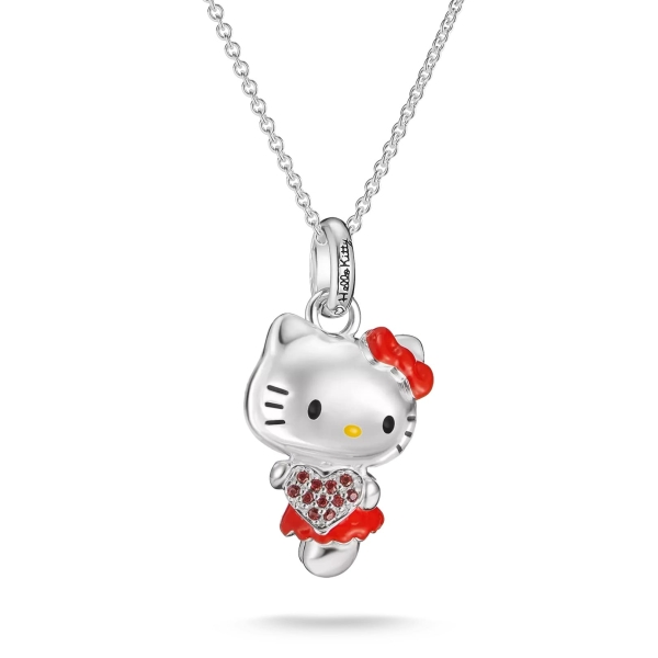 THOMAS SABO x Hello Kitty Halskette Herz Rot 45-50cm KE2390-M06-10-L50V