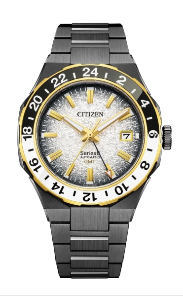 Citizen Series 8 Herrenuhr Automatik GMT Grau Limited NB6035-55H
