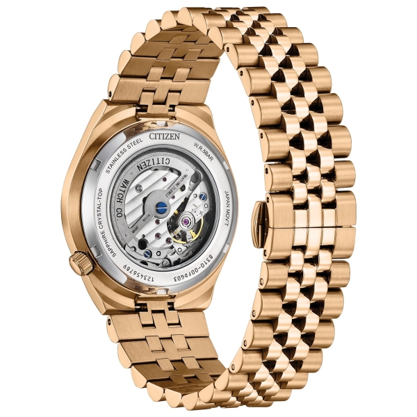 Citizen Herrenuhr Automatik TSUYOSA 60 Saphirglas Rosé 40mm NK0023-57L