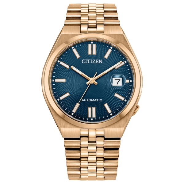 Citizen Herrenuhr Automatik TSUYOSA 60 Saphirglas Rosé 40mm NK0023-57L