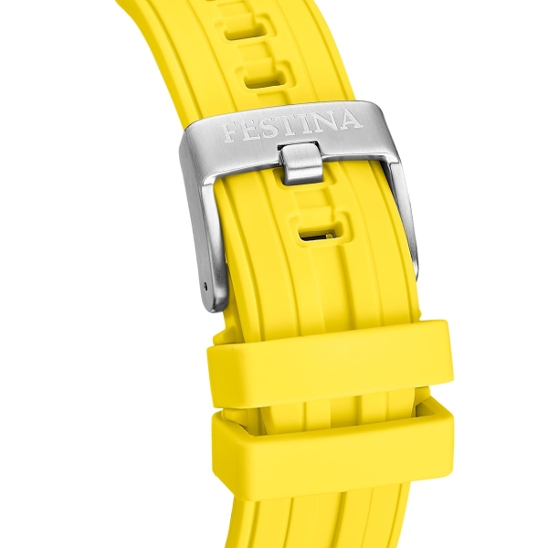 Festina Chrono Bike 2026 Herrenuhr Datum Gelb 20BAR 46mm F20755/5