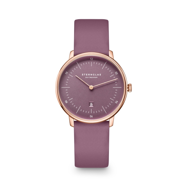 Sternglas Naos XS Flora Damenuhr Saphirglas Lavendel S01-NDF28-KL15