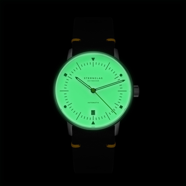 Sternglas Naos Automatik Edition Bauhaus X Saphirglas Gelb S02-NAI23-VI22