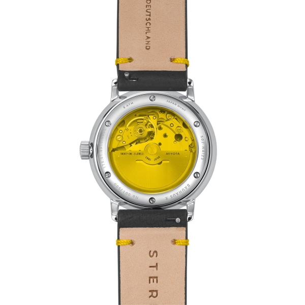 Sternglas Naos Automatik Edition Bauhaus X Saphirglas Gelb S02-NAI23-VI22