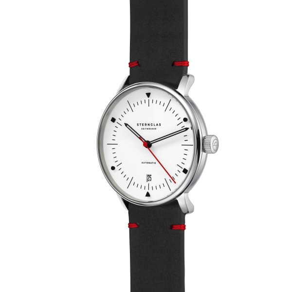 Sternglas Naos Automatik Edition Bauhaus X Saphirglas Rot S02-NAI24-VI29