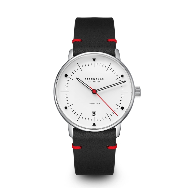 Sternglas Naos Automatik Edition Bauhaus X Saphirglas Rot S02-NAI24-VI29
