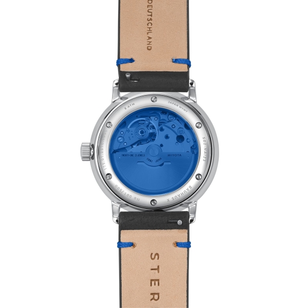 Sternglas Naos Automatik Edition Bauhaus X Saphirglas Blau S02-NAI45-VI30