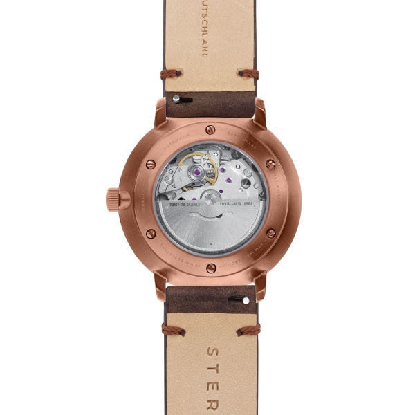 Sternglas Herrenuhr Naos XL Automatik alabaster Leder S02-NX42-VI17