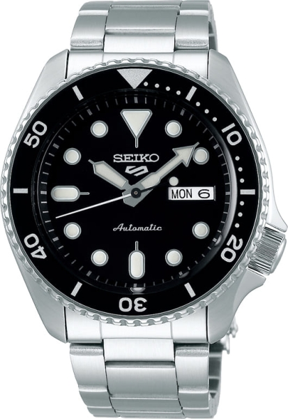 Seiko 5 Sports Herrenuhr Automatik Schwarz 10BAR SRPD55K1