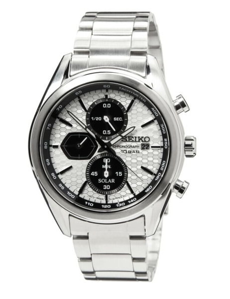 Seiko Herrenuhr Solar Chronograph Saphirglas 10BAR SSC769P1