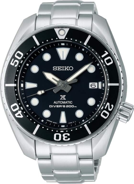 Seiko Prospex Sumo Herrenuhr Automatik Schwarz 20BAR SPB101J1