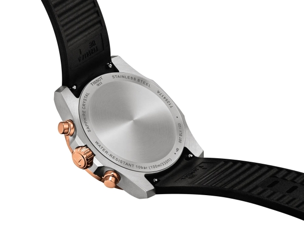 Tissot Herrenuhr Supersport Chrono Schwarz Saphirglas 42mm T125.417.27.051.00