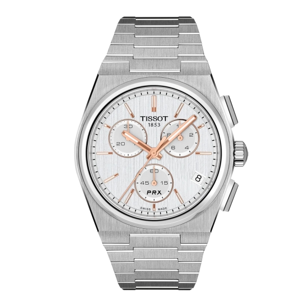 Tissot Herrenuhr PRX Chrono Quarz Saphirglas 41mm T137.417.11.031.00