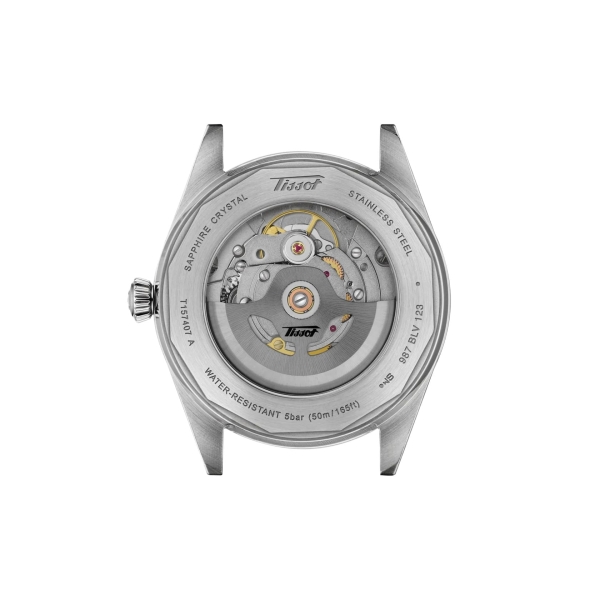 Tissot Herrenuhr Visodate Automatik Saphirglas Schwarz 39mm T157.407.11.051.00