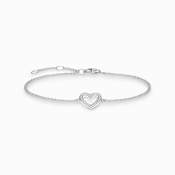 THOMAS SABO Armband Silber Herz A1553-051-14-L19,5V