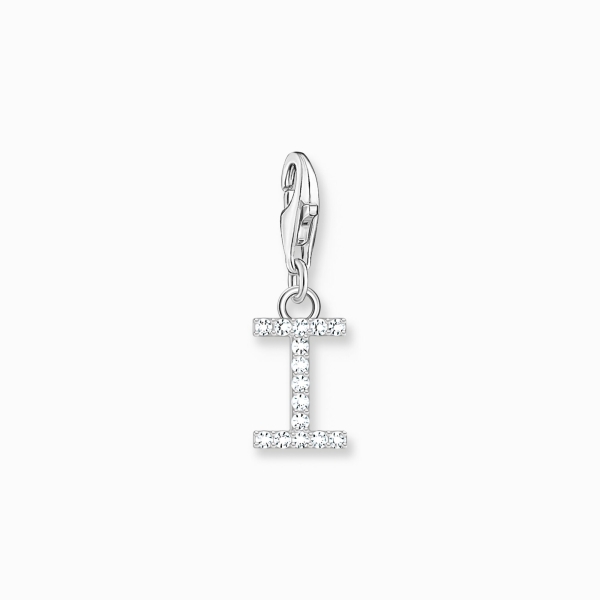 THOMAS SABO Charm Buchstabe I Silber 925 Zirkonia 1948-051-14