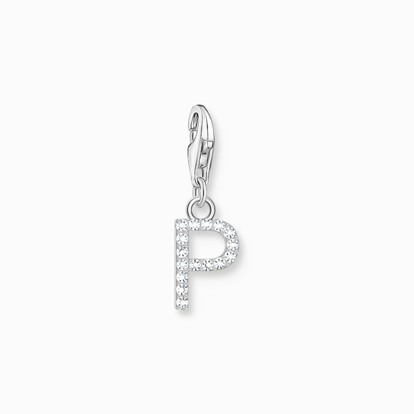 THOMAS SABO Charm Buchstabe P Silber 925 Zirkonia 1953-051-14