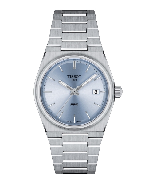 Tissot Damenuhr PRX 35mm hellblau T137.210.11.351.00